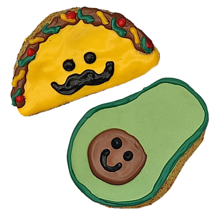 Taco & Avocado Dog Cookie Set